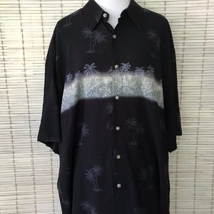 Windham Pointe XL Black Drink Cocktail Aloha Shirt Golf 19th Hole